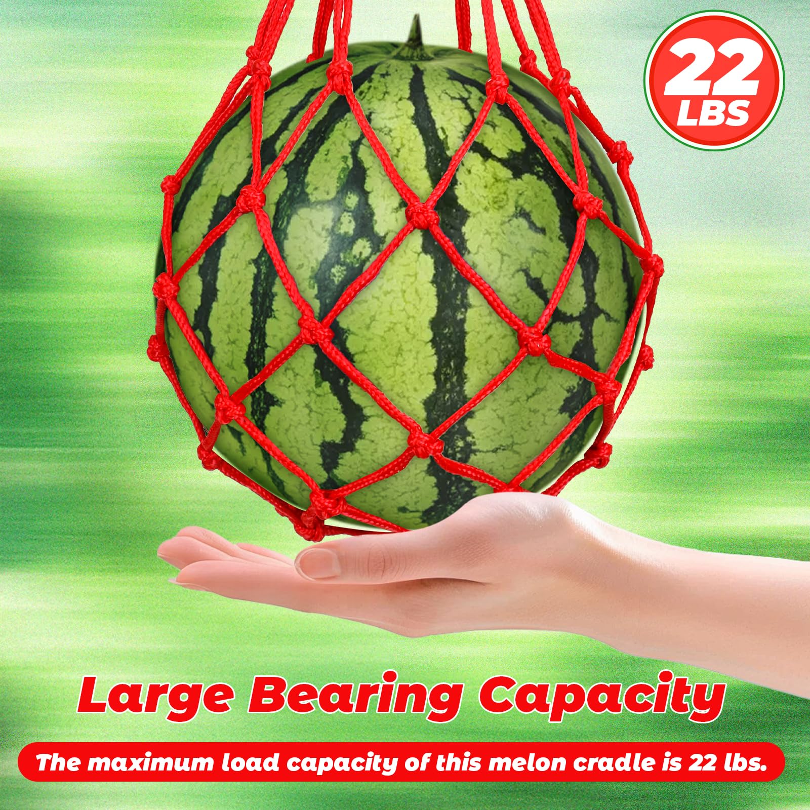 Amazon.com : yuuzue 12 Pcs Watermelon Net with 30 Cable Zip Ties